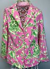 Blazer Jacket Chinoiserie Pagoda Vintage Lilly Pulitzer Garden Party Style 12