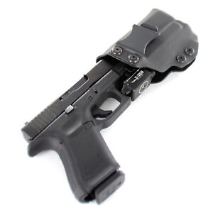 IWB Kydex Holster for Handguns with Olight PL-MINI 2 Valkyrie 600 Lumen - BLACK