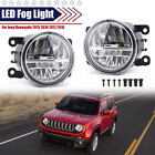 LED Clear Fog Lights Front Bumper Lamps For Jeep Renegade 2015 2016 2017 2018 (For: 2017 Chevrolet Cruze)