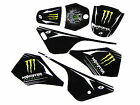 YAMAHA PW80 PW 80 MONSTR ENERGY GRAPHICS DECALS STICKERS KIT SET NEW