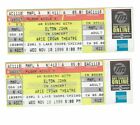 Elton John Unused Concert Tickets from November 10, 1999