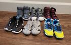 Lot of 6 pairs of toddlers Adidas,Nike,New Balance,Converse Sizes 6C, 8C & 9C