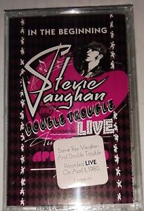 Stevie Ray Vaughan & Double Trouble Live NOS SEALED CASSETTE with Hype Sticker 1