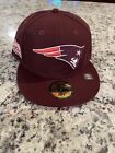 New Era 59fifty New England Patriots Fitted Hat 7 5/8