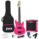 LyxPro Beginner 30” Electric Guitar & Electric Guitar Accessories, Pink