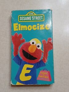Sesame Street VHS Tape Elmocize Children's Health Wellness