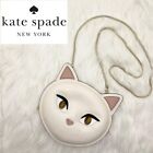 Kate Spade Multi Shoulder Bag Cat Meow Cat Crossbody White