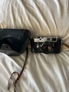 leica m4-2 gray and black 50 mm lens