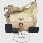 PRADA  Vela Sport Nylon Tessuto Beige shoulder bag BR3258  #M24