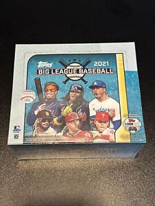 New Listing2021 Topps Big League Baseball Factory Sealed Hobby Box Sealed *BEST PRICE*