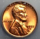 1955-S Lincoln Wheat Cent MS67RD Slabbed & Graded by ICG, Free Ship