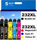5 PACK 232XL Ink Cartridges Compatible With Epson XP-4205 XP-4200 WF-2930