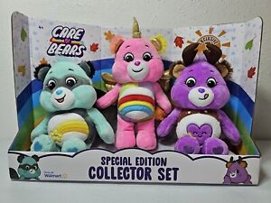 ❤️ Care Bears ❤️ Special Collector Set - Take Care, Cheer, Wish Bears NEW