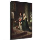 Edmund Blair Leighton The Dedication Poster Picture HD Canvas Print Framed