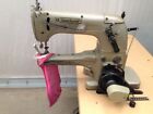 UNION SPECIAL 31200Q TWO NEEDLE  UP-ARM TAPER W/FOLDER INDUSTRIAL SEWING MACHINE