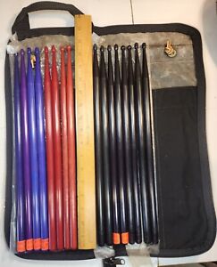 Vintage Drumsticks Lot w/Tough Traveler Case - Both Rare Finds - NOS