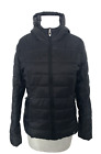 Spyder Women's Size Small Black Hooded Puffer Short Coat Warm Jacket Winter Ski