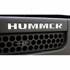 2006-2010 GMC HUMMER H3 Front Bumper Vinyl Stickers Chrome Letters Set Trim Kit (For: Hummer H3)