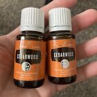 Young Living Cedarwood Lot of 2 Essential Oil 15ml