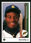 1989 Upper Deck Baseball Card # 1 Ken Griffey Jr. - Rookie - Mariners - Griffey