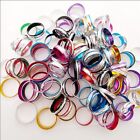 25pcs Mens Womens Kids Jewelry Wholesale Lots Aluminum Shell Mixed Rings
