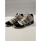 Adidas Mens High Top Basketball Shoes Sneakers G2311 White Black Silver