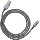 Ventev Chargesync Alloy - USB A to C - 4FT Cable - Grey