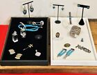 Native American Vintage Sterling Jewelry Lot-Old Navajo Zuni Turquoise & Taxco