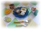 Megahouse Dogs Coffee Shop #5 -, 1:6 scale kitchen food miniatures Re-Ment size