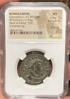 305-06 AD Roman Empire Ancient Coin Constantius I Silvered Nummis NGC MS