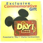Disney 2003 Visa Card Day 1 Pin Exclusive Commemorative Gift Charter Cardmembers