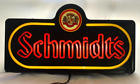 Vintage 1970's Schmidt's Beer Philadelphia Lighted Sign 20”X11