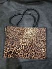 Neiman Marcus Animal Print Leopard/Cheetah tote bag. brown/black