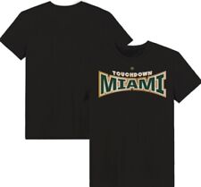 New ListingMiami Hurricanes Men’s Dyne Life Touchdown Ring Creator T-shirt Black New Size L