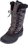 NIB Kamik Womens Snovalley 4 Winter Snow Boots Warm Black Charcoal Gray Size 9