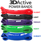 3DActive Power Resistance Band Pull Up Assist Heavy Duty Gym Workout Exercise