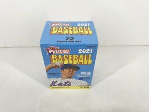 New ListingTopps Heritage 2021 MLB Baseball Trading Card Blaster Box Sealed