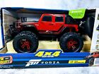 Red 4 Door JEEP Rubicon 1:16 Scale 2023 New Bright RC With USB Charging Gamepass