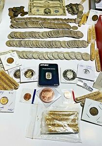 15 Coin Vintage Sale! Old Silver US ESTATE Coin Lot. Proof, Wheats, 90% Silver!