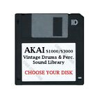 Akai S1000 / S3000 Floppy Disk Vintage Drums & Perc. Library Choose Your Disk