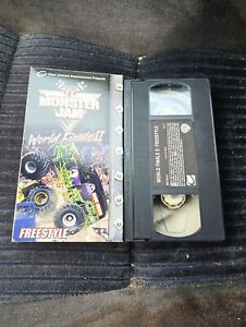 Monster Jam World Finals II Freestyle (VHS, 2002) Monster Truck Excitement Rare