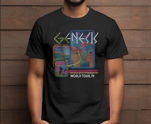 Genesis Live in Concert WORLD TOUR 78 Phil Collins Tony Banks T shirt
