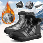 Winter Waterproof Women Shoes Snow Boots Fur-lined Slip On Warm Ankle Size USA