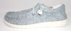 Hey Dude Wally Women's Loafers, Blue Grey, 9 US - GENTLY USED