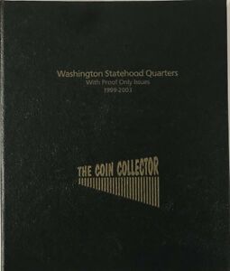 The Coin Collector Album Statehood Quarters w/Proofs 1999-2003 USA Not Dansco