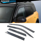 Fits 21-24 Ford Bronco Sport Window Visors OE Style Rain Guard Acrylic Deflector (For: 2021 Ford Bronco Sport Badlands 2.0L)