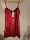 Zara Sequin Dress Red Size Small S Christmas Party WeddingZara Sequin Dress...