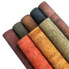 Cork Fabric Faux Leather Sheets 8x12inch A4 Pattern For Bags Making Diy Craft