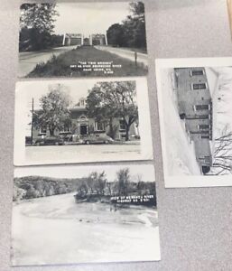 New Listingc1940's Post Office Rolla Twin Bridges Meramec Hwy 66 Missouri MO RPPC Postcards