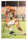GARY THOMAS auto autograph signed Goal Line Art card of Browns Gene Hickerson